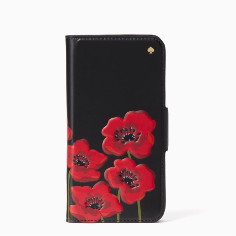Kate spade large red poppy iPhone 7/8 Folio Case